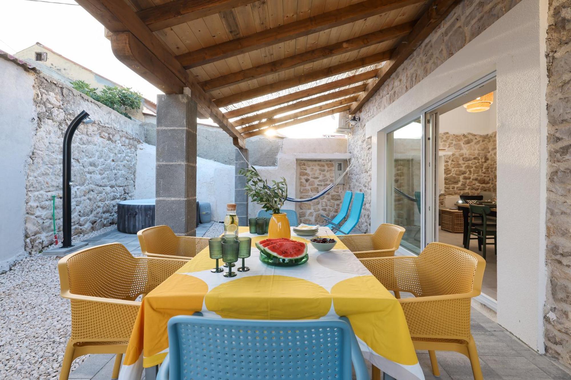 הוילה Ražanac Stone House Lole מראה חיצוני תמונה